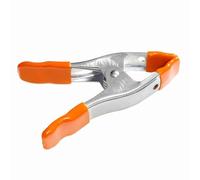 Pixapro 6" Spring A Clamp for Backgrounds and Diffusers Photography Lighting Video Studio LED Lights Cameras for Photography Lighting Kit Small C Clamp Photography Clamps (Chrome)