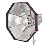 PixaPro 60cm Foldable Silver Beauty Dish - Professional Photography Light Modifier for Portrait, Beauty & Fashion Shoots, Soft Wrap-Around Lighting, Interchangeable Speedring (Bowens S-Type)