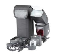 Pixapro 70w LI-ION580 II 5600x Speedlite With Hot Shoe Mount Photographic Video Strobe Light Studio Godox VING860 II Portable Proffessional With Battery (Compatible with Olympus/Panasonic)