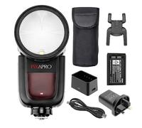 Pixapro 76w GIO1 5600x Studio Strobe Light Proffessional Photography Lighting LED Video Flash GODOX V1 Portable Battery Powered Light (Compatible with Pentax)