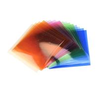 Pixapro 82x82mm Colour Correction Gel Set for MINI30D (SA-11) Lighting Gels Colour Correction Filter Photography Lightbox Diffuser Color Overlays for Spotlight Transparent
