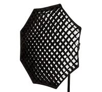 PIXAPRO 95cm 3ft Octagonal Grid Softbox Honeycomb Octobox Studio Photo Shooting Round Recessed Soft Box Circular Diffuser Durable Lightbox Portrait Product Photography Multiblitz (V) (95cm With Grid)