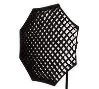 Pixapro 95cm 3ft Octagonal Softbox Speedlite Smart Bracket Octobox Studio Photo Shooting Round Diffuser Box Durable Key Light Soft Lightbox Small Flash Fit for Photography (95cm With Grid)