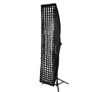 Pixapro Bowens Fit 30x120cm 1x4ft Strip Grid Softbox Honeycomb Slim Recessed Soft Box Studio Photo Shooting Diffuser Box Durable Light Soft Lightbox Portrait Product Photography (30x120cm with Grid)