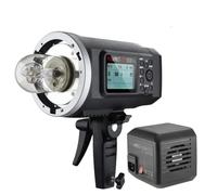 PIXAPRO CITI600 TTL 600Ws Portable Flash Strobe Photo Lighting Unit for Digital Photography Dual Power Operation Battery and Main with Bowens Mount Universal Camera and Wireless Remote Control