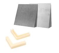 Pixapro Effect Textured PVC Boards Food Photography Creator Backdrop Studio Lighting Photo Shoot Back Drop Cameras Beginners Portable 60cm Filming Lights Kit (Light/Deep Grey Concrete Effect)