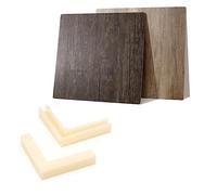 Pixapro Effect Textured PVC Boards Food Photography Creator Backdrop Studio Lighting Photo Shoot Back Drop Cameras Beginners Portable 60cm Filming Lights Booth Kit (Brown/Dark Brown)