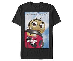 Pixar A Bug's Life-Not A Lady Poster Organic Short Sleeve T-Shirt, Black, XL
