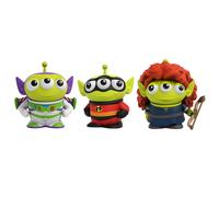 Pixar Alien Remix Character Figures 3-pack 3-inches Mr. Incredible from The Incredibles Buzz Lightyear from Toy Story and Merida from Brav
