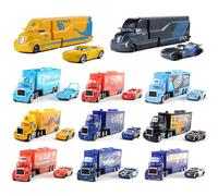 Pixar Cars 3 2 Toy Disney Car 1 Lightning Mcqueen Mack Uncle Truck Francesco Rescue metal Collection Alloy model children gift 15