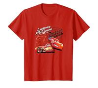 Pixar Cars Lightning Mcqueen Rusteze T-Shirt, Youth, Red, X-Small