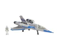 Buzz Lightyear Disney Pixar Lightyear Hyperspeed Series XL-01 Spaceship & Buzz Lightyear Figure, 7 Inch Long Vehicle & 1.25 Inch Figure, Toy 4 Years & Up, HHJ94