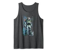 Pixar Lightyear The Last Space Ranger, Buzz Lightyear Tank Top, Men, Dark Heather Grey, Medium