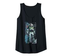 Pixar Lightyear The Last Space Ranger, Buzz Lightyear Tank Top, Women, Black, XX-Large