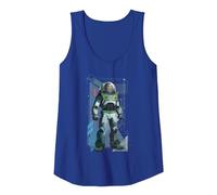 Pixar Lightyear The Last Space Ranger, Buzz Lightyear Tank Top, Women, Royal Blue, Large