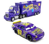 Pixar Plane And Cars Mack Hauler Truck Car Set Toys purple