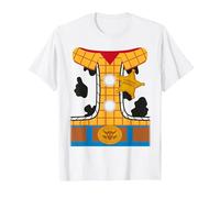 Pixar Toy Story Woody Costume T-Shirt, Men, White, 3X-Large