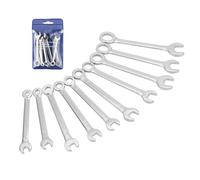 Pixaro 10pcs Small Spanner Set, Spanners & Wrenches, Open End and Box End Spanner 4-11mm, Mini Combination Wrench Set Spanner Hand Repair Tool for Assembling Furniture Small Equipment