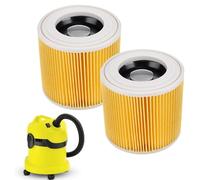 Pixaro 2PCS Container Screens for Karch-er NT20 NT25 NT30 MV1 MV3 Series,Wet & Dry Vacuum Cleaners Parts Container Screen,Replacement Container Screens for Allergy Sufferers Against Fine Dirt