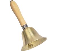 Pixaro Hand Bell, Solid Brass Bell Handbells, Tea Hand Bell, Santa Bell for School, Church, Hotel, Christmas, Wedding Service