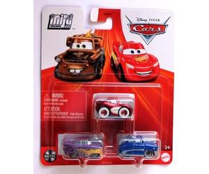 Pixars Cars Mini Racers 3 Pack (Ramone, Cruisin Lightning McQueen, Doc Hudson)