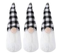 PIXAXOHH 3Pcs Faceless Doll Unique Design Fine Workmanship Christmas Decoration Doll