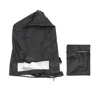 PIXAXOHH Chest Freezer Cover, for Outdoor Indoor Refrigerator, Oxford Cloth Windproof Dust Protection, Fits up to 28x23x34 Inches, with Zipper and Drawstring Design