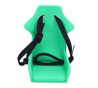 PIXAXOHH Doll Bike Seat Carrier for Kids, Adjustable Strap, Folding Design, Excellent Plastic Material, Unique Fun Cartoon Doll Decoration, Encourages Imaginative Play (Green)
