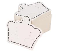 PIXAXOHH Earring Cards, for Jewelry Display and Organizer, 100-Pack Paperboard Earring Holders, Lightweight Storage Solution