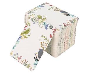 PIXAXOHH Earring Display Cards, for Jewelry Organizer, Non- Paper Material, 100-Pack, Anti-Deformation, for Necklace and Studs Storage