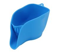 PIXAXOHH Food Strainer and Salad Spinner, Multi-Functional Silicone Colander for Fruits Vegetables Pasta, Durable Kitchen Drain Basket with Easy Grip