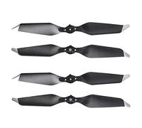 PIXAXOHH Quick Release, Low Noise, Foldable Drone Propellers, Aerodynamic Design, Durable Plastic Material, Light Weight, for Drone Brand (8331F paddle silver edge)