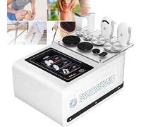 PixCy 448k Radio Frequency Therapy Machine, Cpa Res Tecar Therapy Diathermy Machine, 11 In 1 Body Shaper Beauty Machine Rf Cavitation Vacuum Multipole Device, With 3 Handles & 8 Workstations White