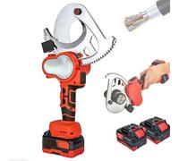 PixCy Heavy Duty Ratchet Cutter,Battery Wire Cutter,Rechargeable Kit,21V Cordless,1590 Cutting,Alloy Steel Shear,Portable for Electrical/Construction/Industrial Cable Installation EC75M