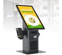 PixCy Self-Ordering Kiosk Touch Screen Payment Terminal | 21.5 Inch Portable Design for Easy Customer Transactions and Ordering Solutions