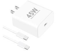 Pixel 10 9 8 7 6 Charger Fast Charging, 45W USB C Charger Block with 6FT Type C Cable, PD 3.0 Super Fast Charging for Google Pixel 10/10 Pro XL/10 Pro Fold/9/9 Pro XL/8/8a/8 Pro/7/6/5/4 XL, Android