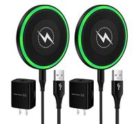 Pixel 10 Pro Fold Wireless Charger for Google Pixel 10 Pro,10 Pro XL,10 Pro Fold,10,9a,9 Pro,9 Pro XL,9 Pro Fold,9,8a,8 Pro,8,7a,7 Pro,7,6 Pro,15W Fast Wireless Charging Pad Android Dock+QC3.0 Adapter