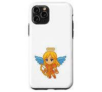 Pixel Art Angel With Bow Retro 8-Bit Gaming Video Game Case for iPhone 11 Pro