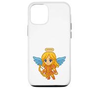 Pixel Art Angel With Bow Retro 8-Bit Gaming Video Game Case for iPhone 12/12 Pro