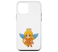 Pixel Art Angel With Bow Retro 8-Bit Gaming Video Game Case for iPhone 12 mini