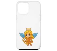 Pixel Art Angel With Bow Retro 8-Bit Gaming Video Game Case for iPhone 12 Pro Max