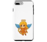 Pixel Art Angel With Bow Retro 8-Bit Gaming Video Game Case for iPhone 7 Plus/8 Plus