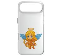 Pixel Art Angel With Bow Retro 8-Bit Gaming Video Game Case for iPhone Air