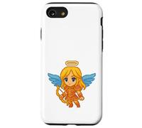 Pixel Art Angel With Bow Retro 8-Bit Gaming Video Game Case for iPhone SE (2020) / 7/8