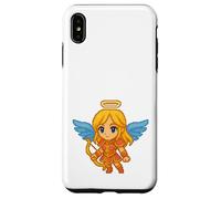 Pixel Art Angel With Bow Retro 8-Bit Gaming Video Game Case for iPhone XS Max