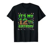Pixel Art - Number 12 for Birthday - It's My 12 Birthday T-Shirt
