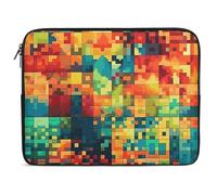 Pixel Art Pattern Laptop Sleeve 10inch Laptop Protective Case for Women Men Shockproof Computer Cover Portable Notebook Briefcases Computer Carrying Bag Lap Top Protector Compatible with Notebooks