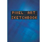 Pixel art sketchbook: Pixel Art Graph paper, 1/8 Squares Grid Paper Note , Gift For Pixel Artist, Boys & Girls Gamers, Game Developers,