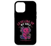 Pixel Axolotl Gaming Leveling Up My Chill Design Teen Boys Case for iPhone 12 mini
