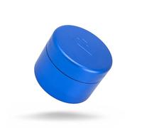 Pixel Cartel Herb Grinder Spice Mill 2.5 inches - Blue Metal - Flower Mill Innovation - Teethless Grinder, PXL00051